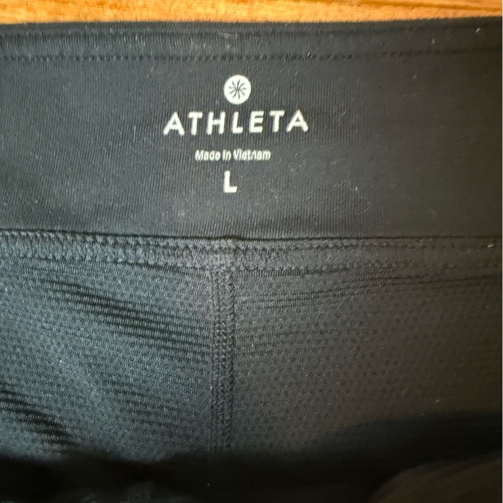 Athleta Black Athletic Skirt with Side Zip Pockets - Picture 4 of 5